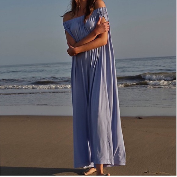 Free People Pants - NWOT Free People Mexicali Off-the-shoulder Jumpsuit M